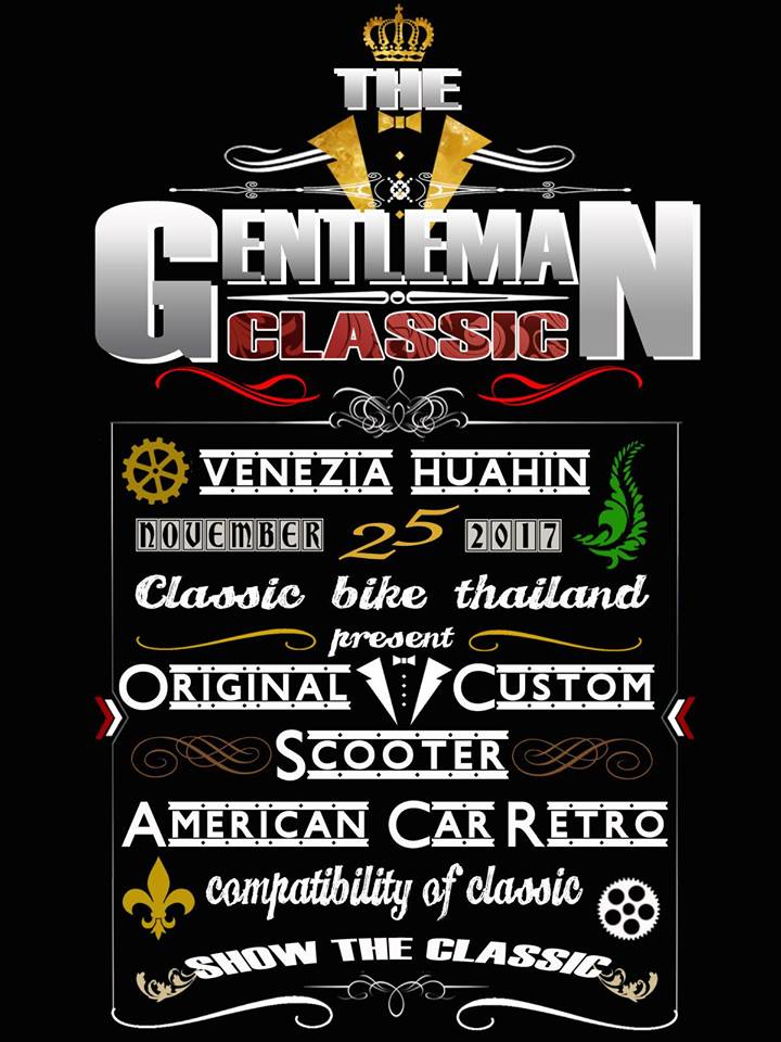 Classic Bike Thailand present The Gentleman Classic