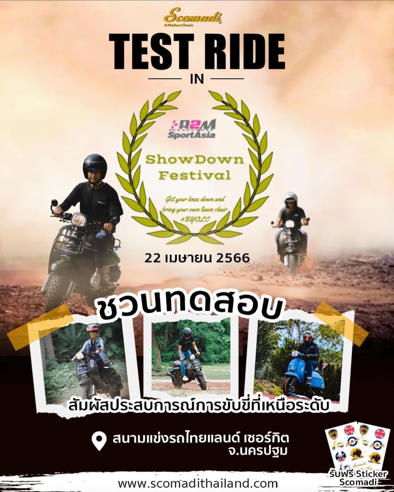 Scomadi Thailand Test Ride