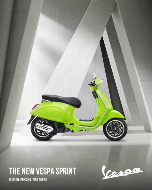 New Colour! Vespa Sprint 150 i-Get ABS | Green Magnetico